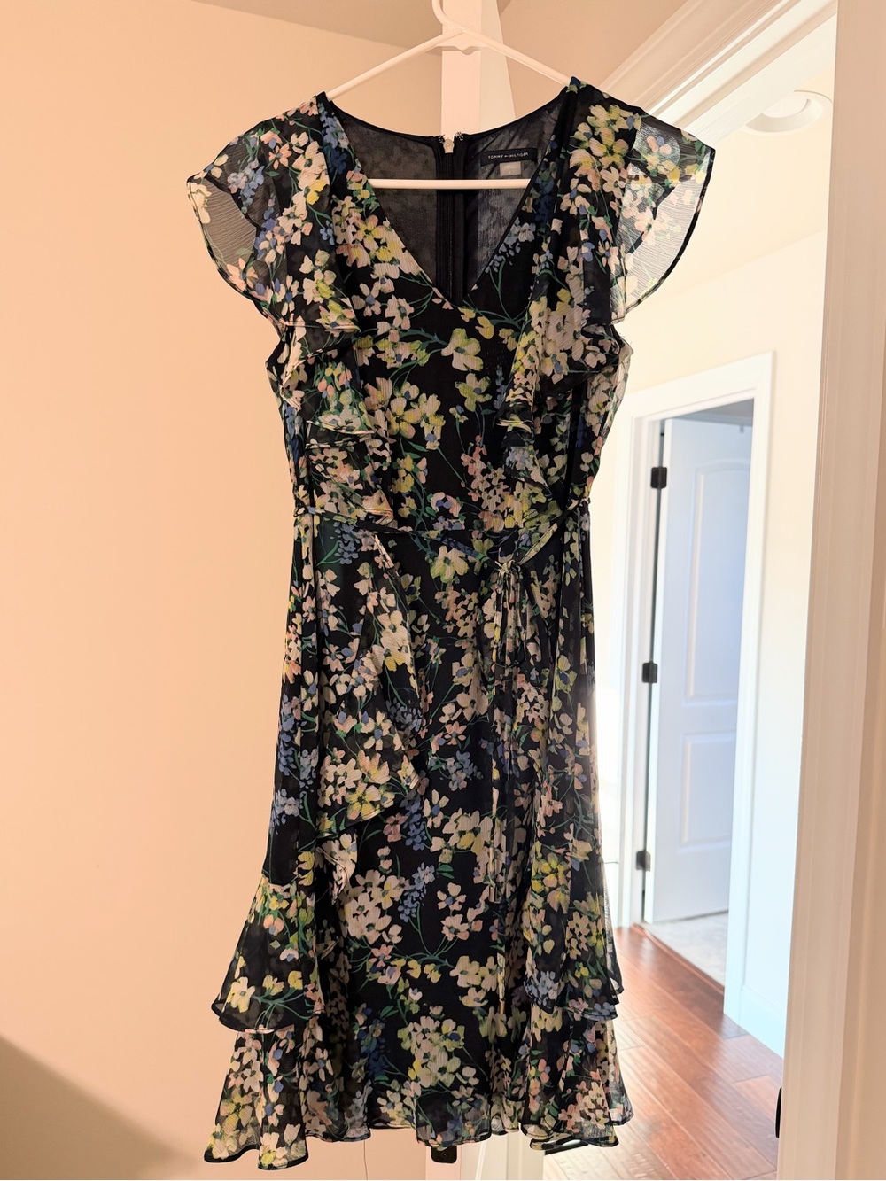 Tommy Hilfiger Floral Chiffon Dress - Size 4